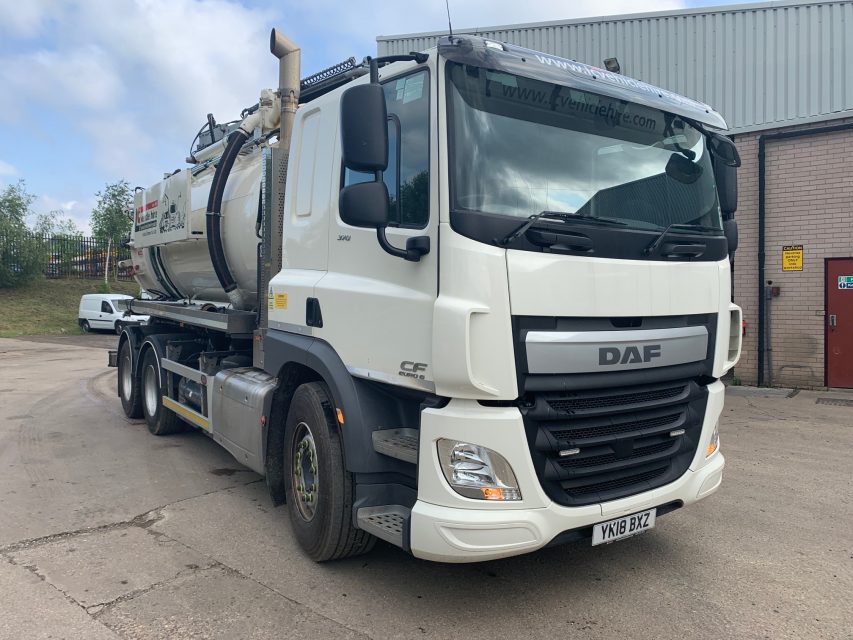 26 Tonne Jet Vac Tanker For Hire LC Vehicle Hire