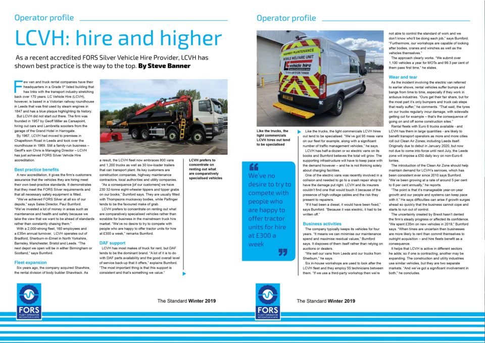 FORS Silver Accreditation Editorial
