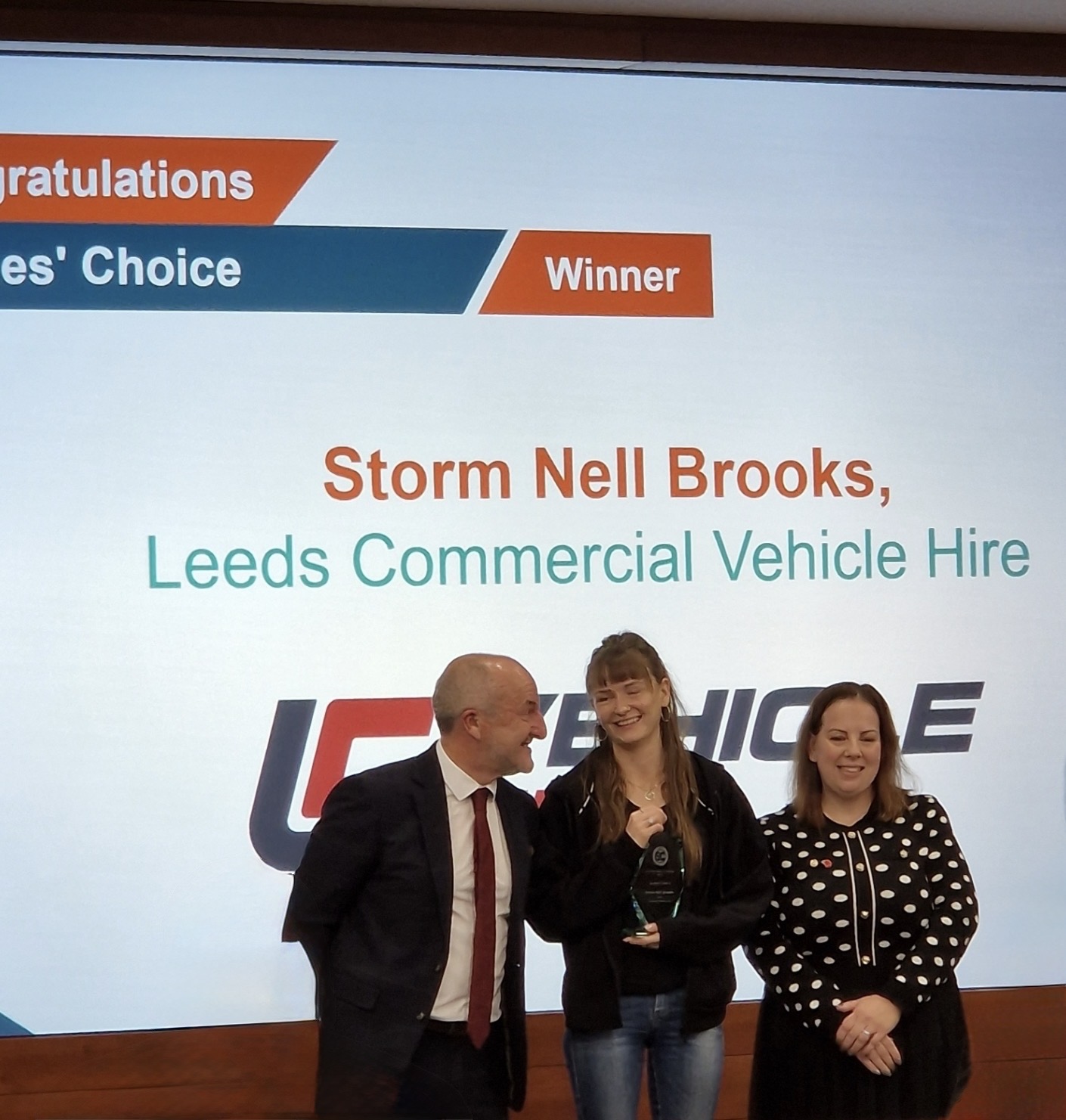 Storm Brooks wins Judges Choice at IRTE HGV Skills Challenge